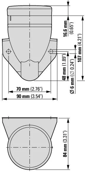 Основание угловое колонны SL7-CB-FW