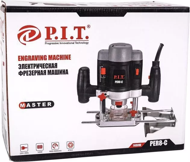 Фрезер PER8-C МАСТЕР (1400W, цанга 6/8мм) P.I.T