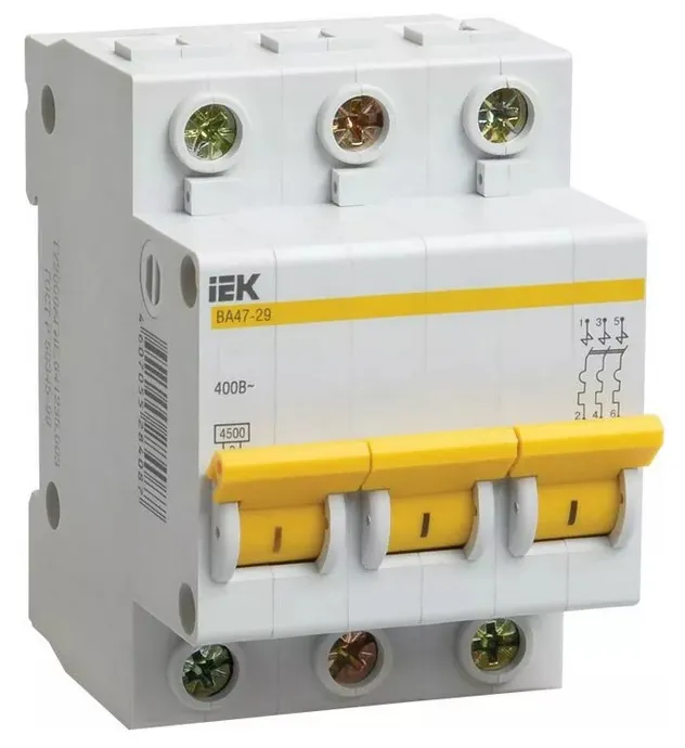 Автоматический выключатель ВА47-29 C25/3 4,5кА IEK