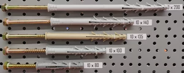 Дюбель фасадный с саморезом 10*100 (50 шт.) (Tech-KREP)