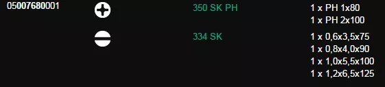 Набор Kraftform Plus Lasertip 334/356 (6 отверток шестигран.+подстав.)