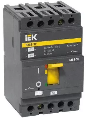 Автоматический выключатель ВА88-32 125А/3 25кА IEK