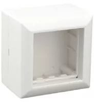 Коробка для о/п на 6 мод. для мех.45х45 мм, белый SM45/6 Ecoplast