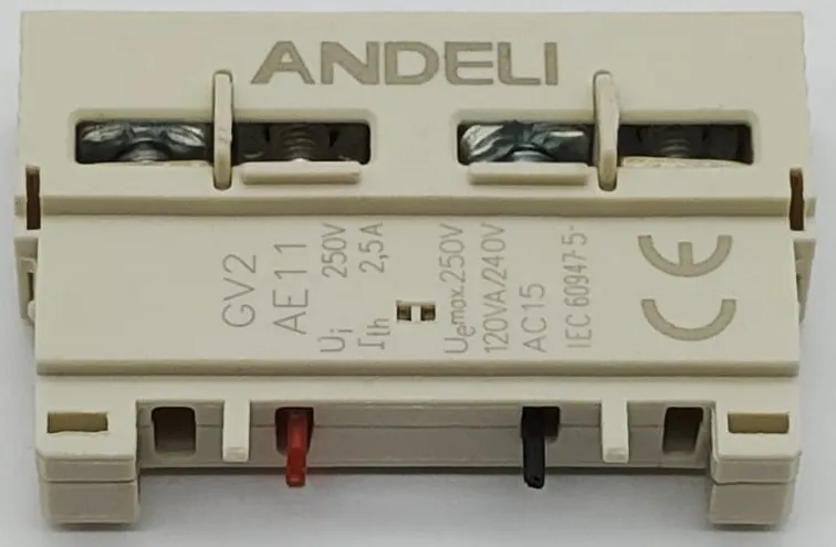 Доп. контакт поперечный GV2-AE11 Emas