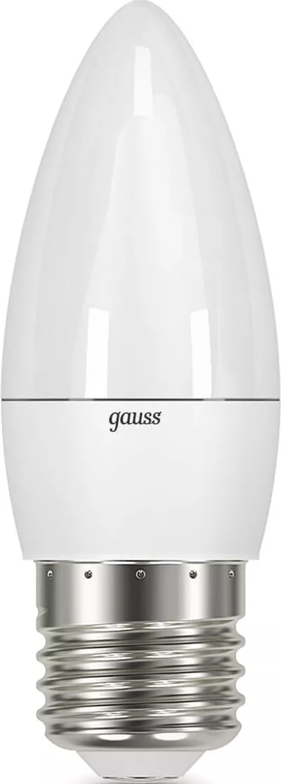 Лампа LED C35 E27 2700K 6.5Вт 520Лм GAUSS