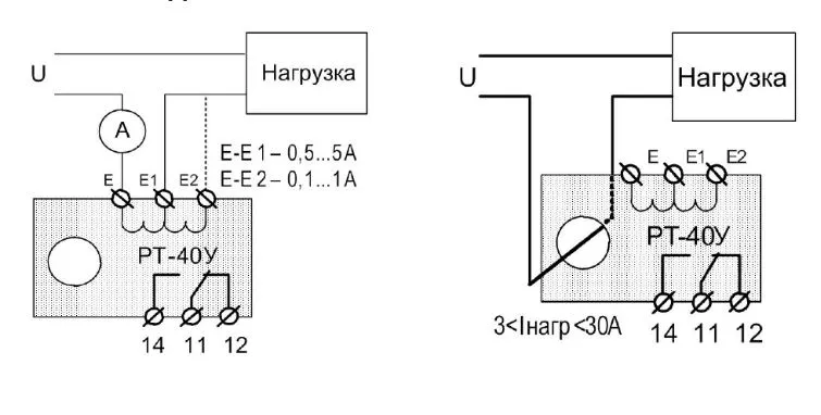 Реле контроля тока РТ-40У 0,1-30А