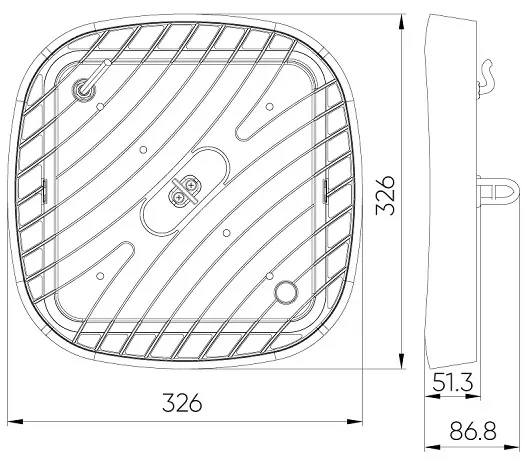 Светильник подвесной LED ECOBEAM 4000К 200Вт 20000Lm IP65 черный Ledline