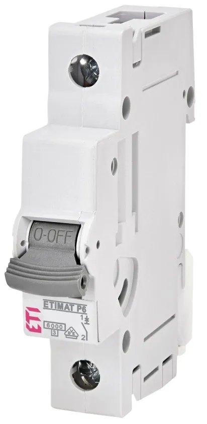 Автоматический выключатель ETIMAT P6 B20/1 6кA ETI