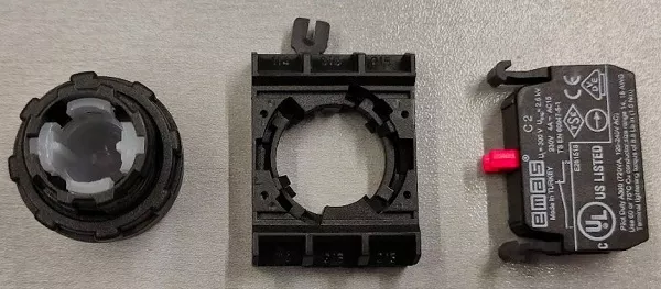 Кнопка CP200DK крас. 1нз IP65 Emas