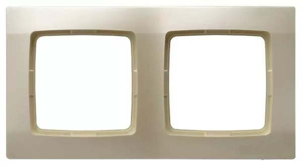 Рамка двойная R-2S/42 1550 жемчуг