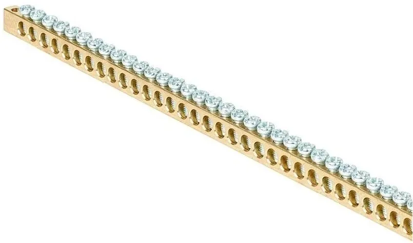 Шина PEN "зем-ноль" 6х9мм, 168/2, 1000мм (уп.10)