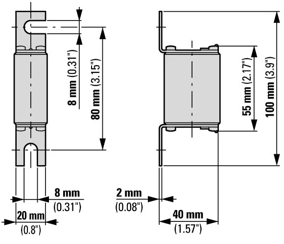 Предохранитель б/д 170M1362 32А тип 000