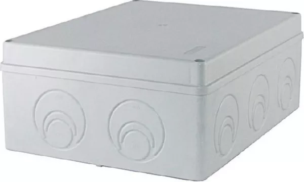 Коробка распред. о/п 240х195х90 IP44 СЕРАЯ 5 сальников КМ41271 IEK (6)