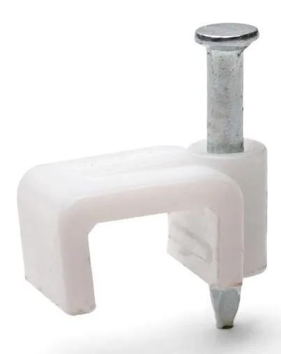 Скоба пластиковая СПП 8 (40шт) (Fortisflex), уп