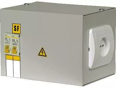 Ящик с понижающим трансформатором ЯТП-0,25 220/12-2 УХЛ4 IP30 (ИЭК)