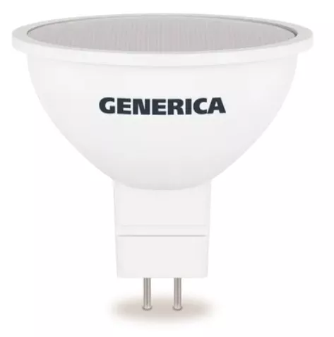 Лампа LED MR16 софит 10Вт 230В 4000К GU5.3 1000Lm GENERICA