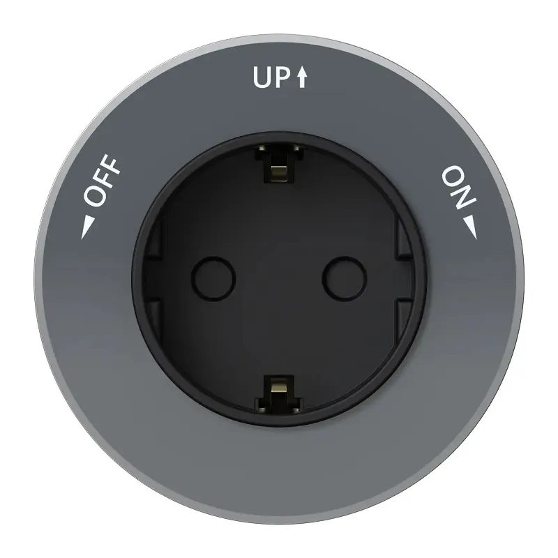 Розетка MultiTrack 1-я с/з Графит SE