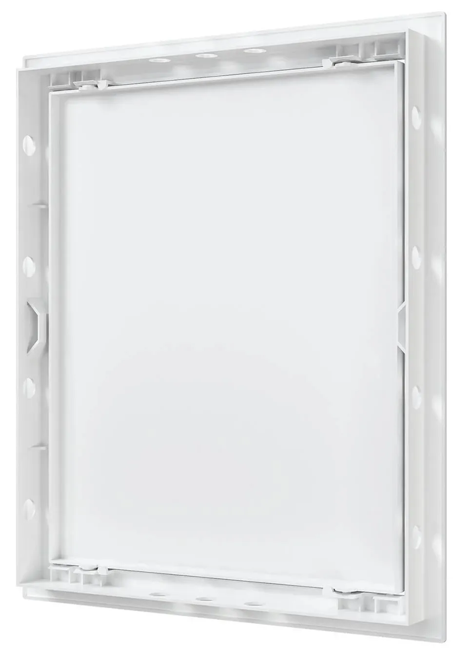 Люк ревизионный AD фланец 246х296 нажимной 268х318 пластик AURAMAX