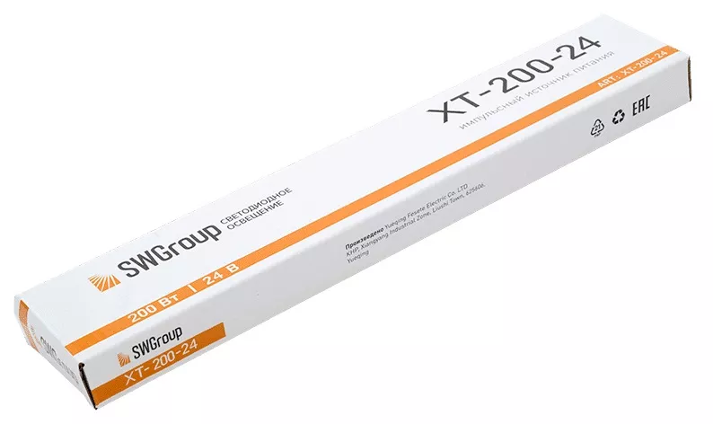 Блок питания XT-200-24, 200Вт, 24В, IP20 (ультратонкий)