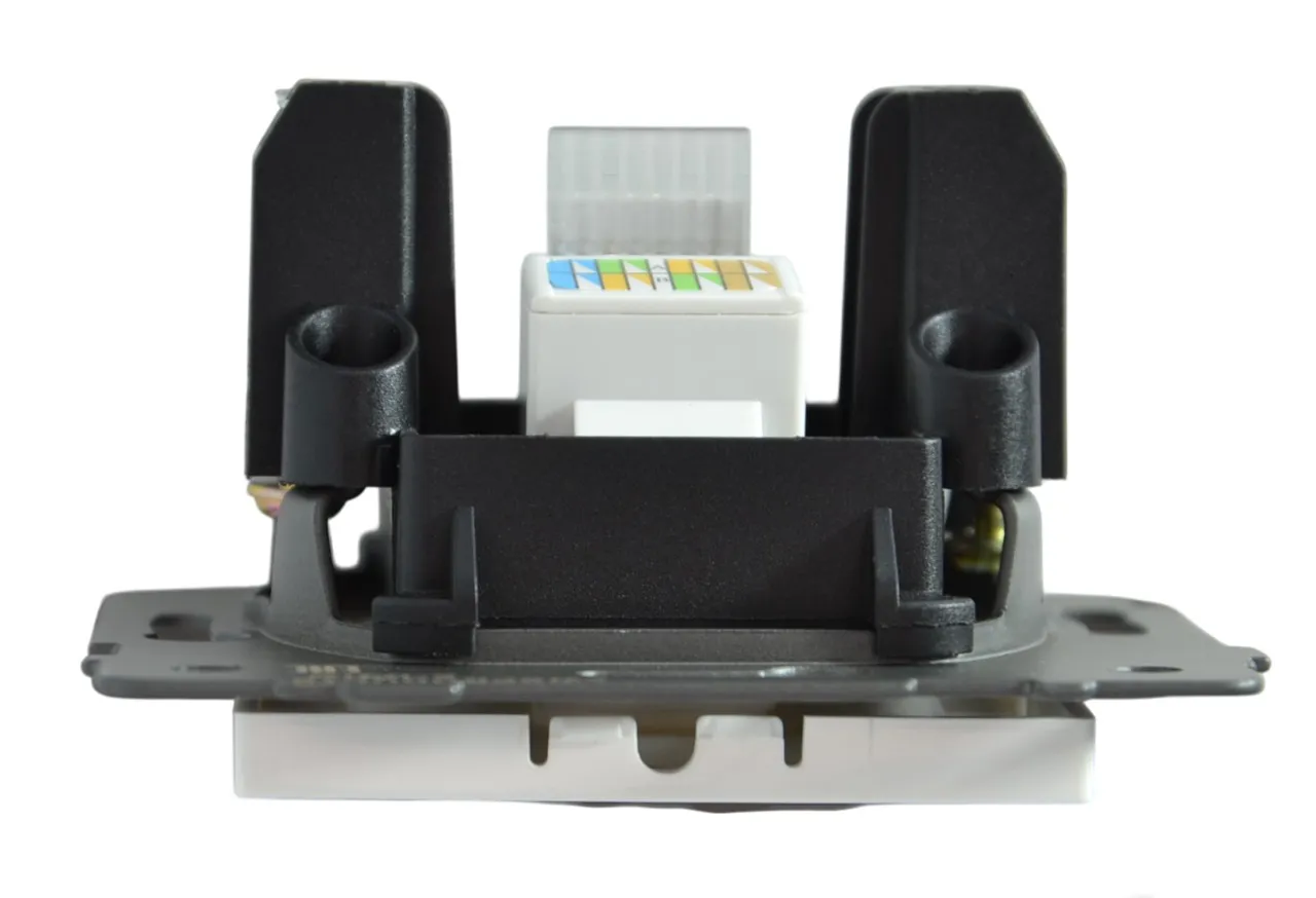Розетка RJ45 (cat 5e) 1-я белая A-031W AWSPRODUCTS