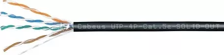 Кабель RIPO Plus UTP cat 5e PE 4*2*24AWG Cu Outdoor Fluke Pass (КСВПП-5e 4*2*24AWG)