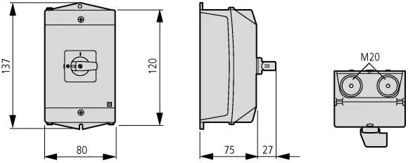 Кожух переключателя CI-K1-T0-2