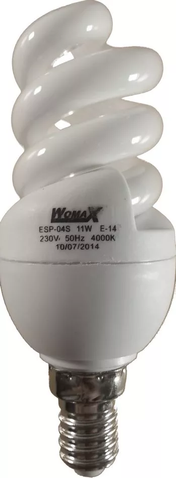 Лампа ESP-04S  11W (E-14) 4000K Womax (100шт.)