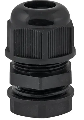 Кабельный ввод М12 (5-7 мм) черный пластик IP68 PROxima (EKF)