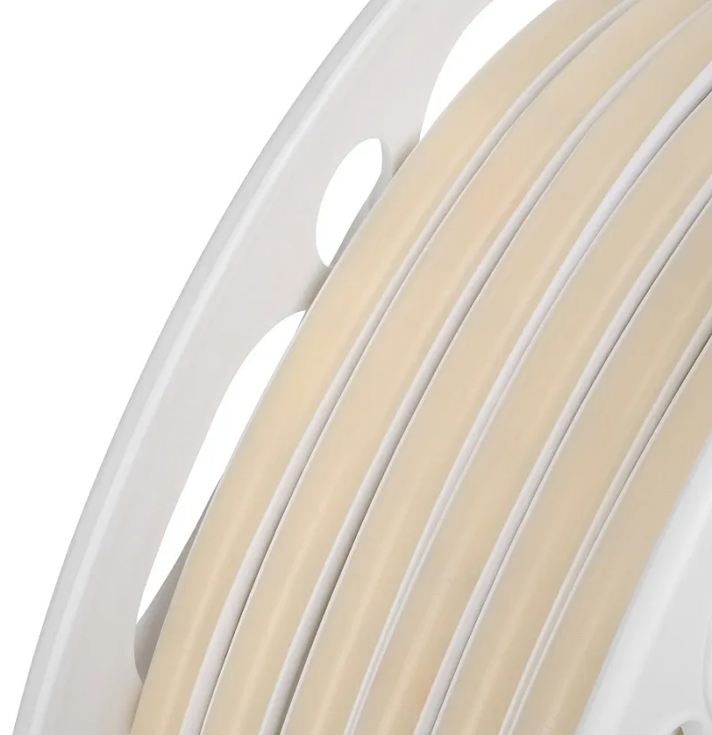 Лента LED герметичная COB 8Вт 3000K 220В IP65 750лм/м (уп.50м) WOLTA