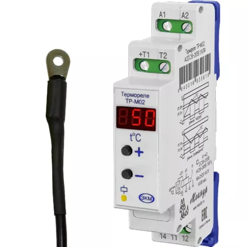 Реле контроля температуры ТР-М02 ACDC36-265В УХЛ2 с ТД-2