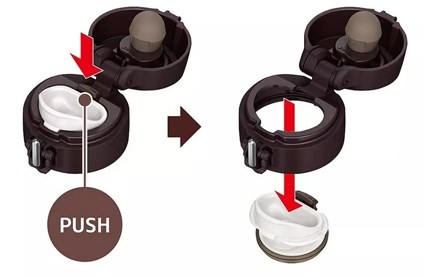 Термокружка THERMOS® JOH-500 BW 0.5L (561527) коричневая