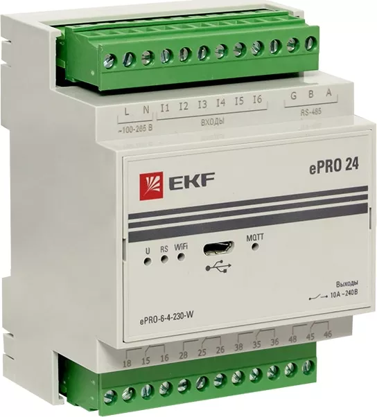Модуль базовый ePRO удаленного управления 6вх\4вых 230В WiFi EKF PROxima