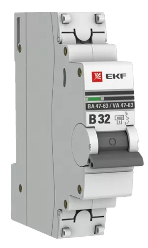Автоматический выключатель ВА 47-63 C40/1 4.5кА Proxima EKF