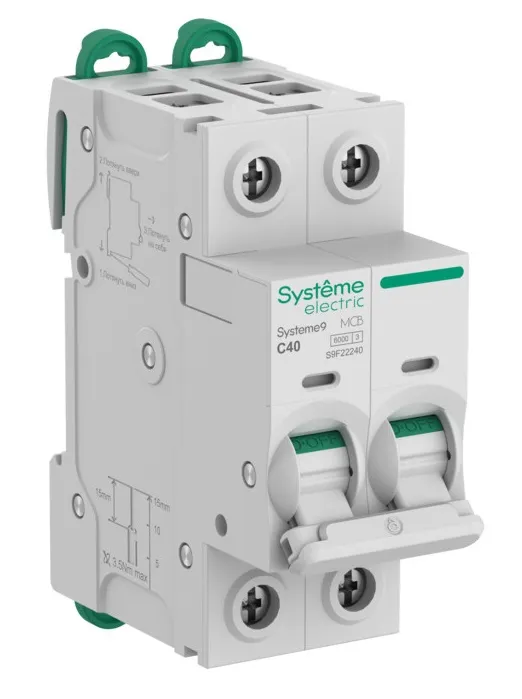 Автоматический выключатель Systeme9 C40/2 6kA SE