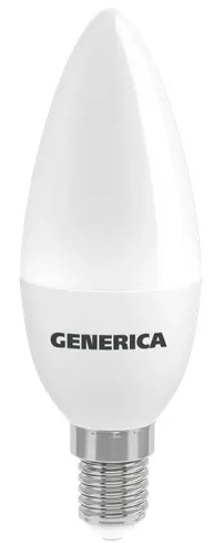 Лампа LED C35 свеча 12Вт 230В 4000К E14 1200Lm GENERICA