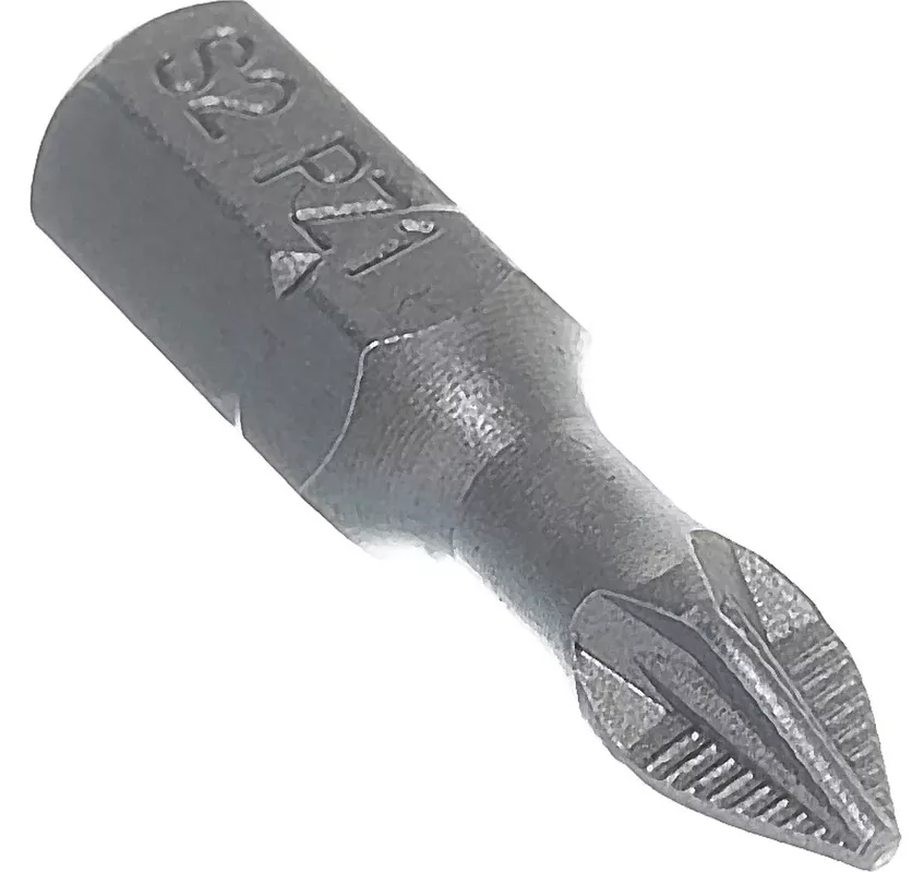 Бита 1/4" Pz1х25мм магнитная (2 шт) Quadro Torsion
