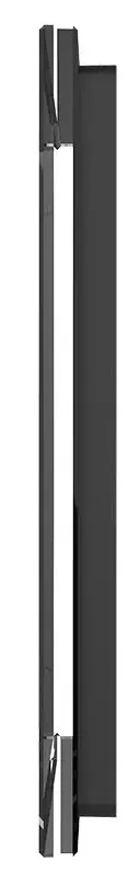 Панель 3кл сенсорного выключателя EU стандарт, цвет черный, стекло
