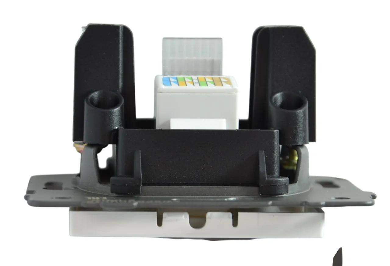 Розетка RJ45 (cat 5e) 1-я белая A-031W AWSPRODUCTS