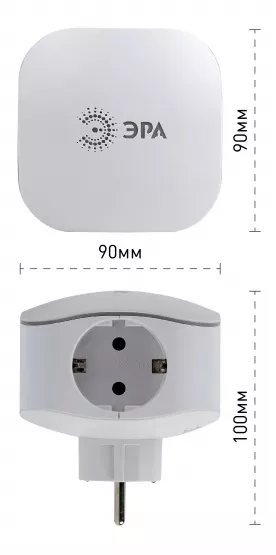 Разветвитель 3 гн. + 2xUSB с/з SP-3e-USB-2А ЭРА