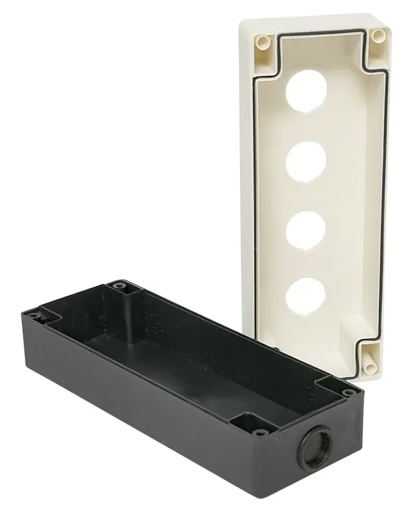 Пост кнопочный КП104 для 4  мест. бел. EKF (с НДС)