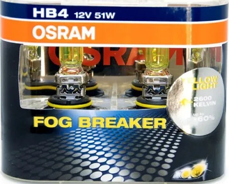 Лампа HB4 9006FBR 51W 12V P22D 10X2 (Duobox), 