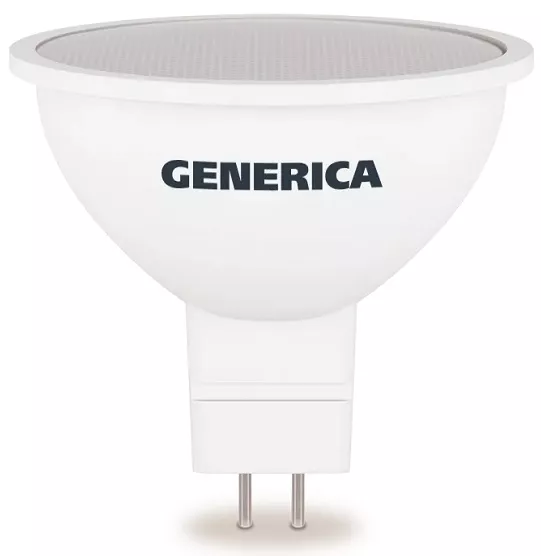 Лампа LED MR16 софит 8Вт 230В 4000К GU5.3 GENERICA