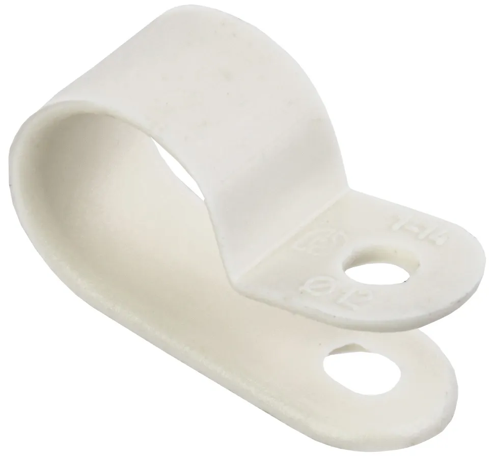 Скоба крепежная 9мм нейлоновая Белая (50шт) IEK, уп