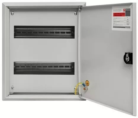 Щит навесной мет. ЩРН-24 пласт.замок (350х300х120) IP31 EKF