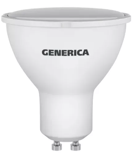 Лампа LED PAR16 GU10 4000К 10Вт 1000Lm GENERICA