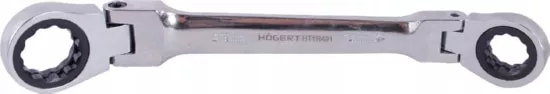 Ключ комбинированный с трещоткой шарниром и насадками (36 шт.) HOEGERT
