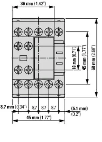 Контактор DILM12-10 (110v, 50Гц,12А, 5,5кВт)