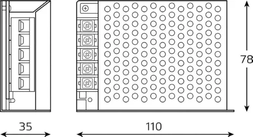 Блок питания Basic 12В 40Вт Gauss, 
