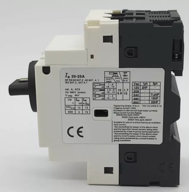 Пускатель GV2-P22 20A-25A с поворотной ручкой