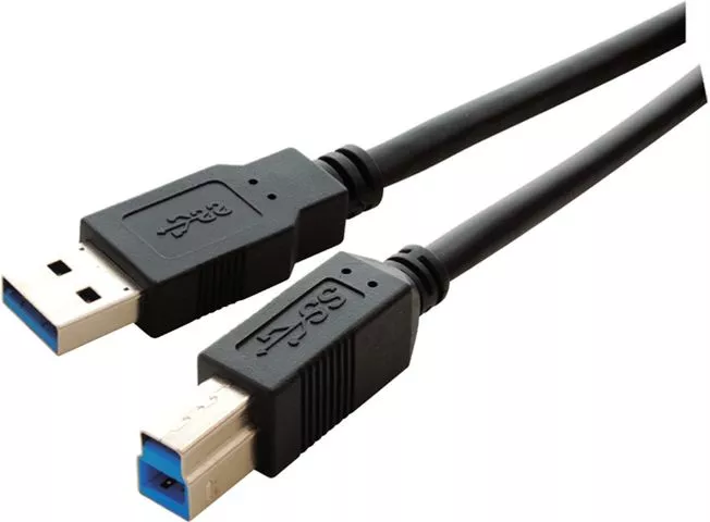 Кабель USB 3.0, штекер A - штекер B, 28AWG, CCA, 1м
